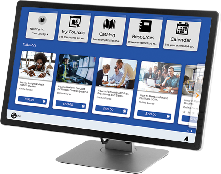 Process Safety Professional on Laptop