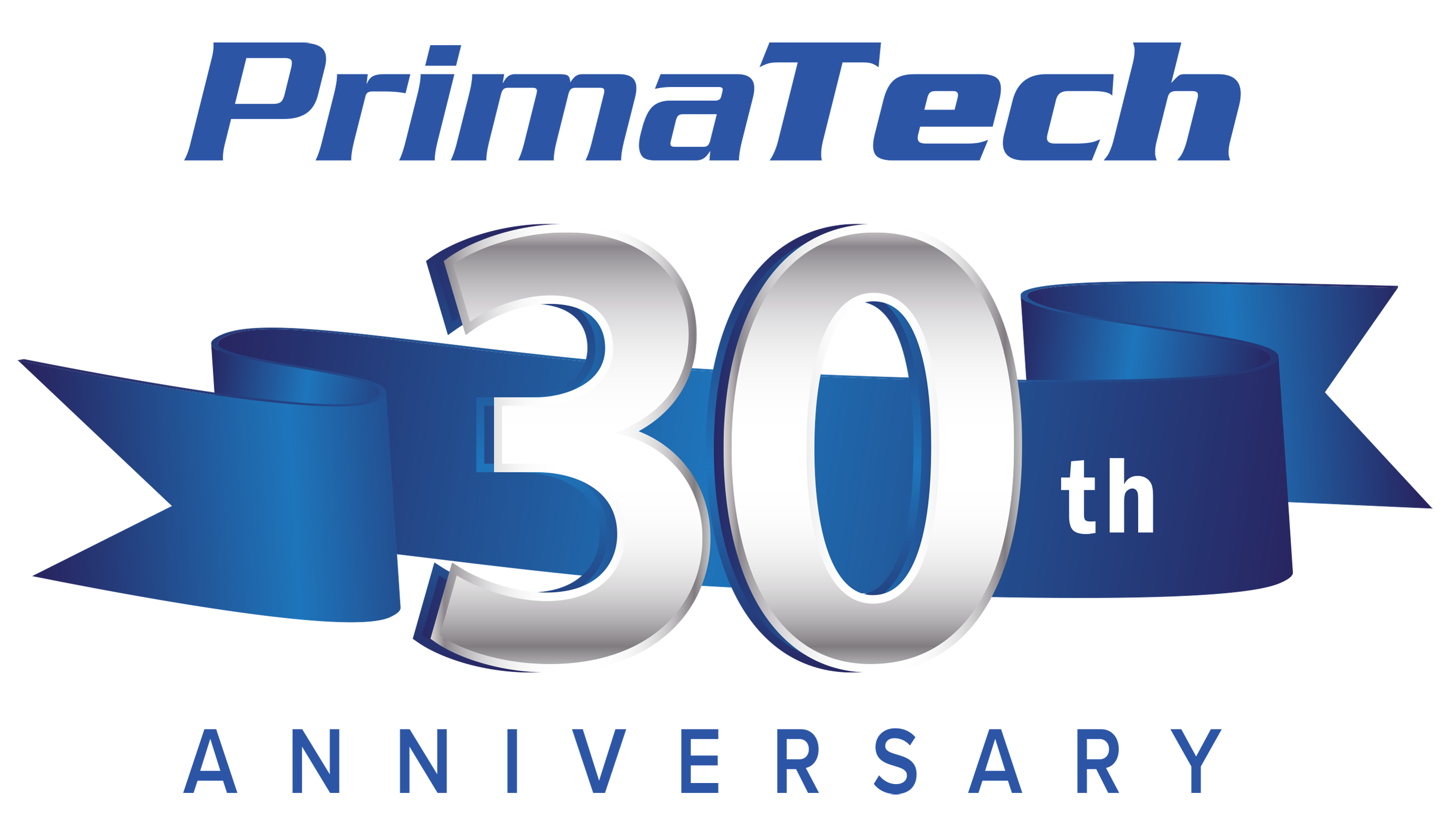 Primatech 30-Year Anniversary Logo